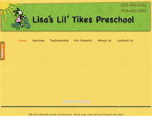 Tablet Screenshot of lisasliltikes.com